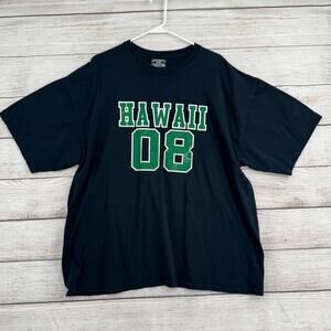 Steve & Barry's Hawaii 08 Short Sleeve T-Shirt Mens XXL Black